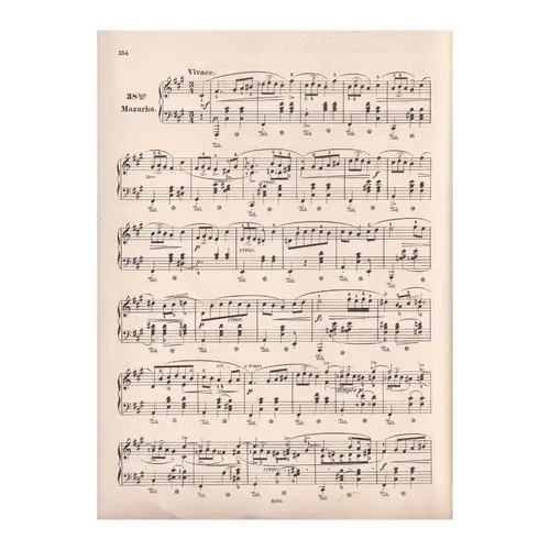 Mazurka N.38 - Op.59 N.3 In F Sharp Min