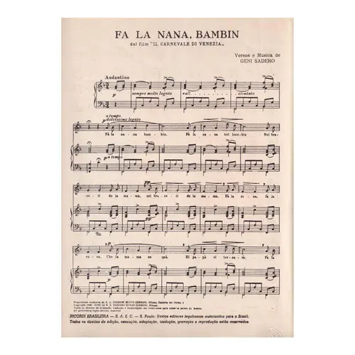 Fa La Nana, Bambin