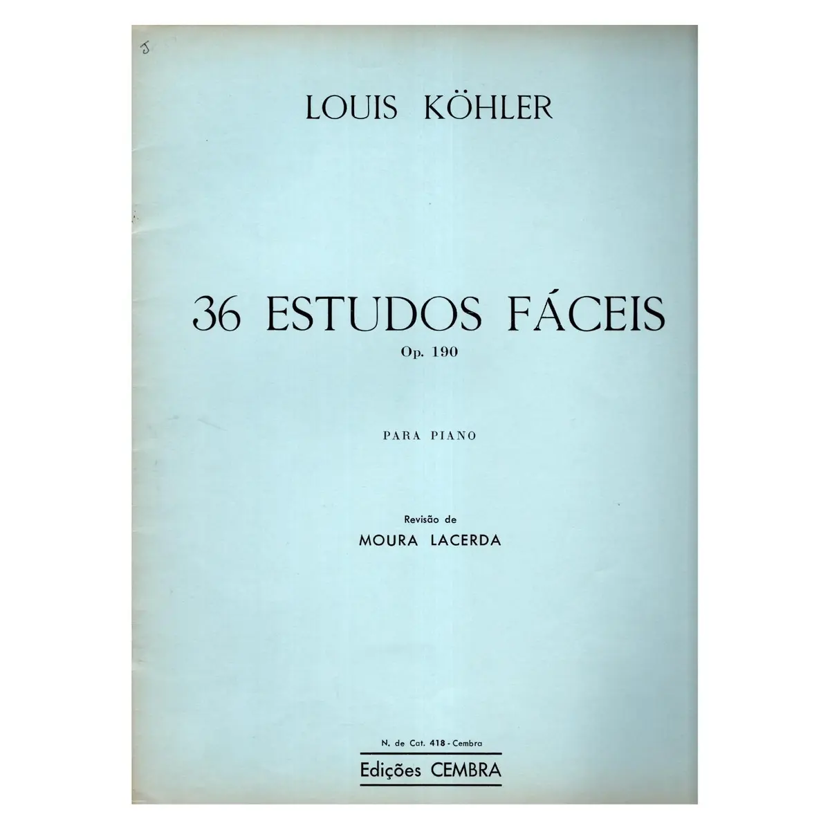 36 estudos faceis op 190