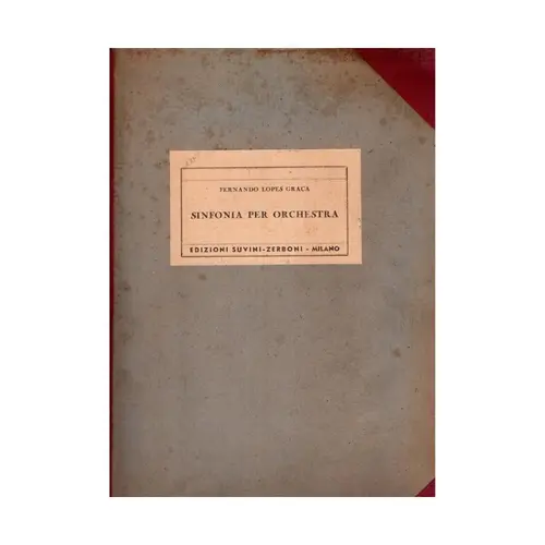Sinfonia per orchestra - full score