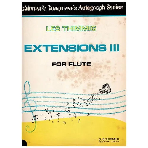 Extensions III For Flute