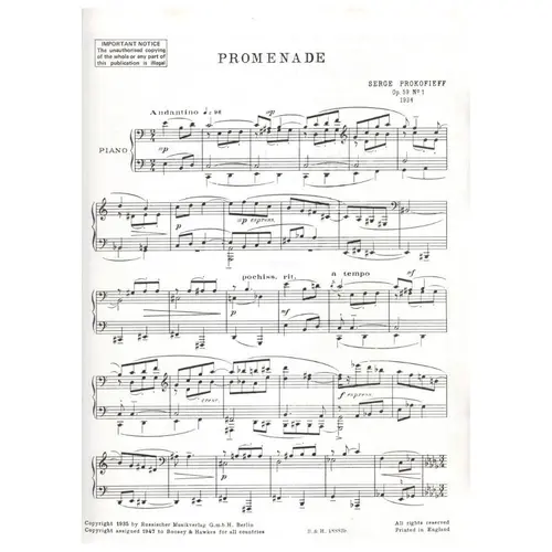 Trois Pieces op. 59 n.1 - piano seul