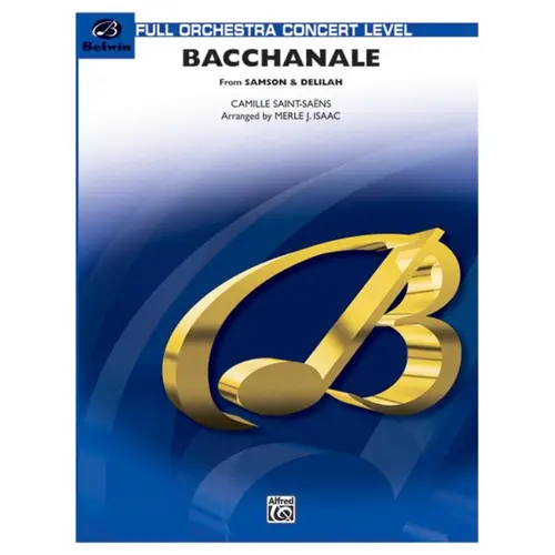 Bacchanale From Samsom E Delilah - Full Orchestra (conductor Score & Parts)