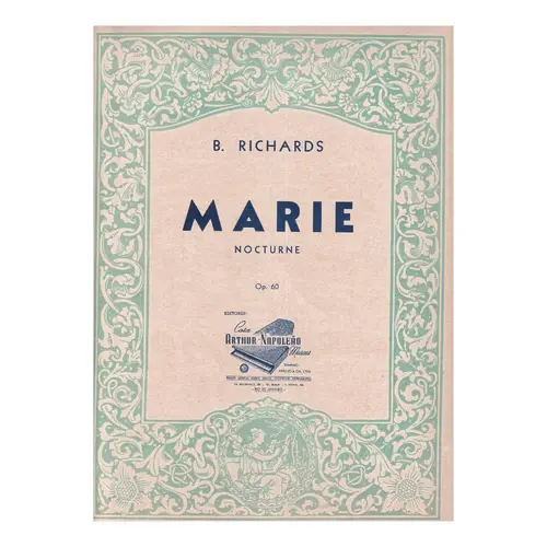 Marie - Op.60  Nocturne  (Edição Antiga)
