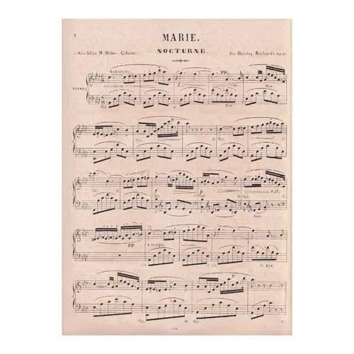 Marie - Op.60  Nocturne  (Edição Antiga)