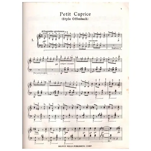 Piano Pieces vol. I (n. 1 - 6)