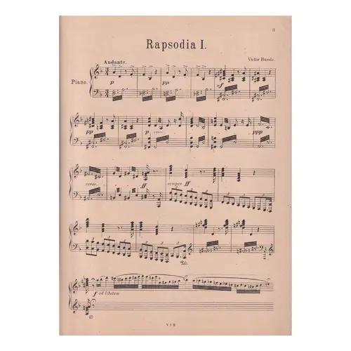 Tres Rapsodias - N.1