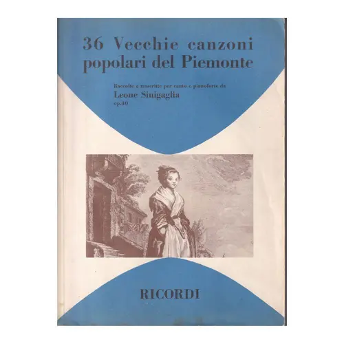 36 Vecchie Canzoni Popolari Del Piemonte
