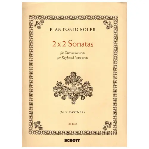 2x2 Sonatas fur tasteninstrumente e moll und G Dur