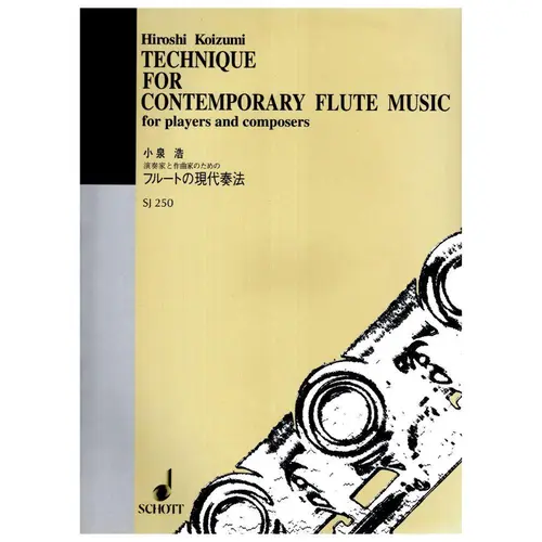 Technique For Contemporary Flute Music