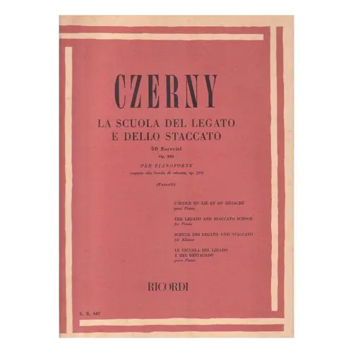 La escuola del legato e dello staccato Op.335