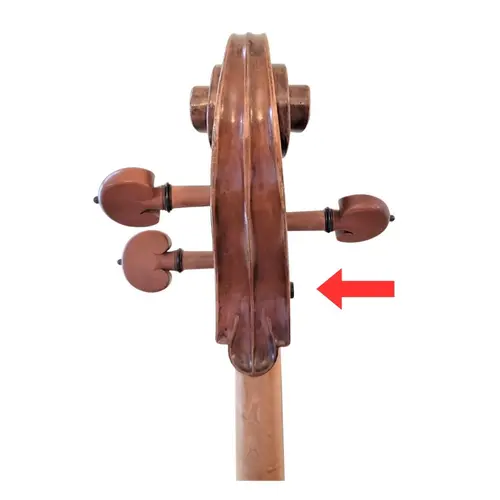 Cravelha postural para violoncelo Stringvision Keypeg (unidade)