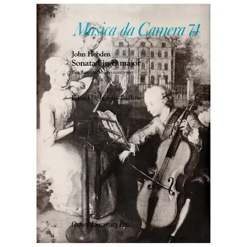 Sonata in D  major for flute and basso continuo