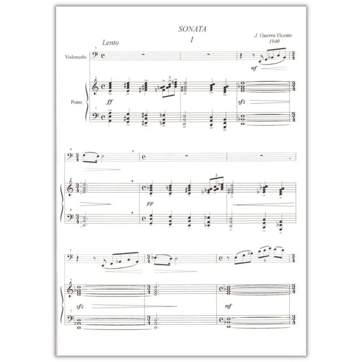 Sonata Para Violoncelo E Piano