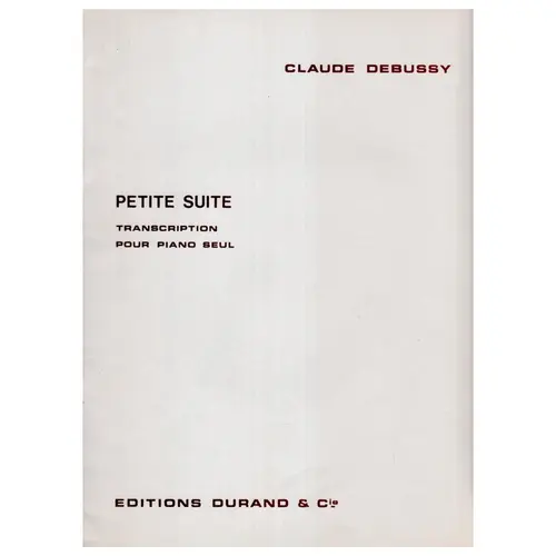 Petite Suite pour piano seul
