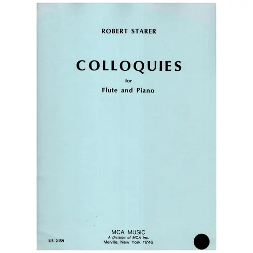 Colloquies for flute and piano