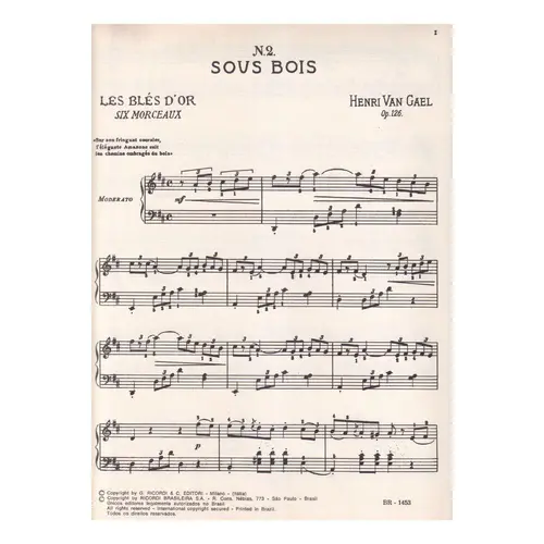 Sous Bois - Op.126 - Les Bles D'Or n.2
