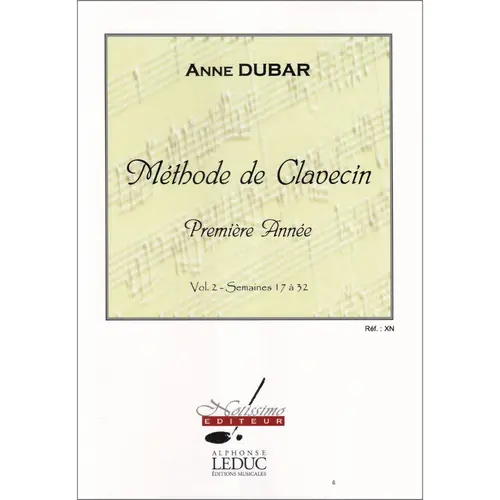 Methode de Clavecin 1ere Annee Vol.2