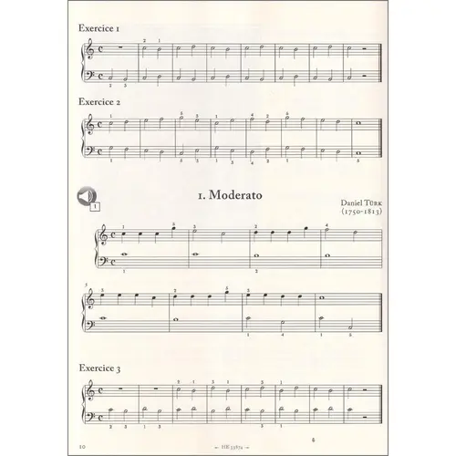 Apprendre à Toucher le Clavecin Vol.1