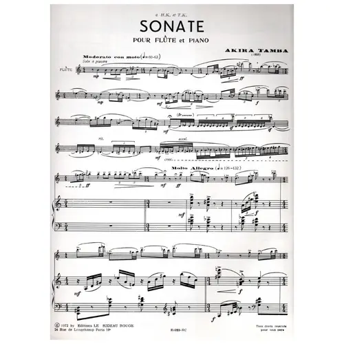 Sonate pour flute et piano
