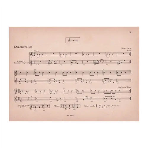 Repertorio De Iniciacion para Flauta Dulce Sopr - Vol.1