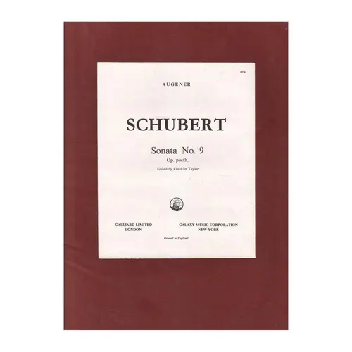 Sonata N.9 - Op. Posth.