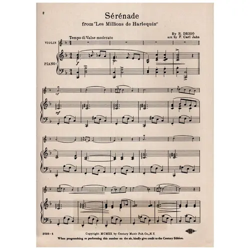 Serenade from the Millions of Harlequin