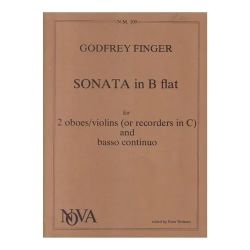 Sonata in B flat for 2 oboes / violins and basso continuo