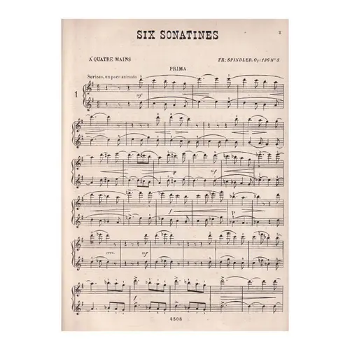 Six Sonatines - N.5 - Op.136 N.5  (Edição Antiga)