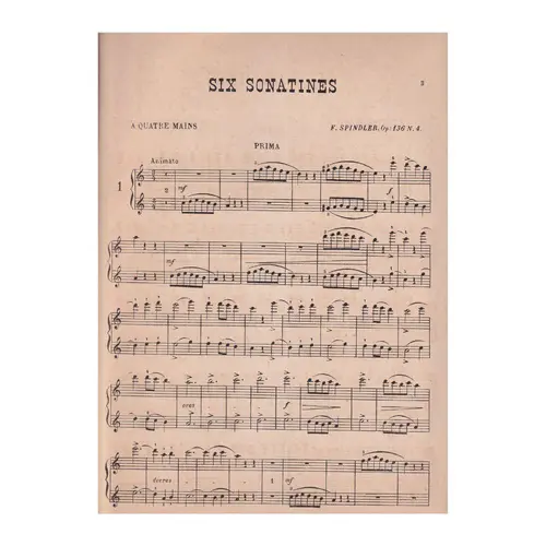Six Sonatines - N.4 - Op.136 N.4  (Edição Antiga)