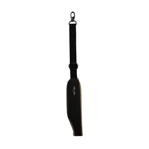 Correia para sax AVS couro 5cm almofadada marrom