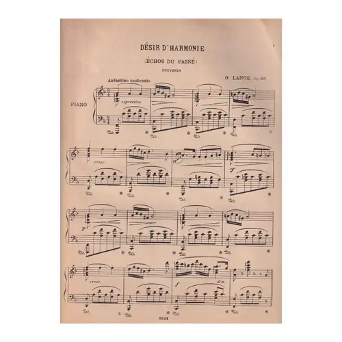 Desir D´Harmonie  (Edição Antiga)