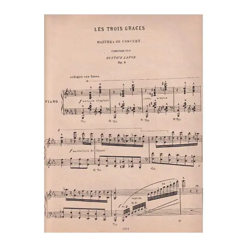 Les Trois Graces  - Op.9  (Edição Antiga)