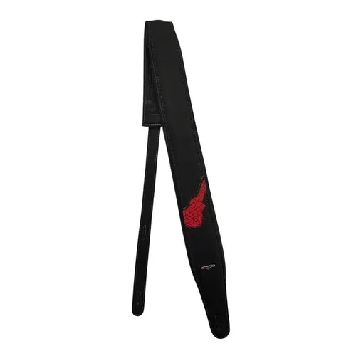 Correia AVS Comfort 8cm Guitarra LP Vermelho Crocco