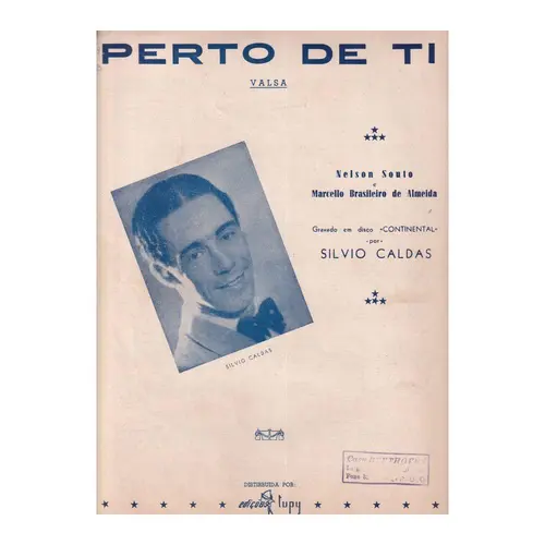 Perto De Ti - Valsa  (Edição Antiga)