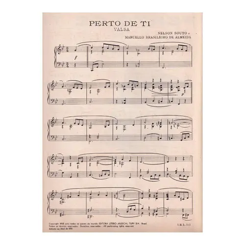 Perto De Ti - Valsa  (Edição Antiga)