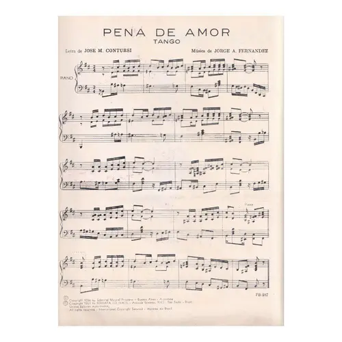 Pena De Amor (Tango)