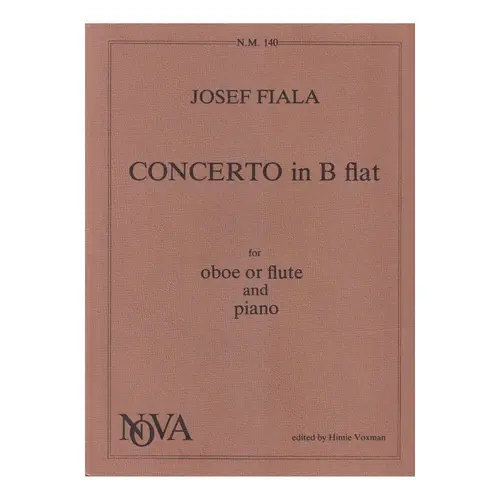 Concerto in B flat for oboe or flute and piano