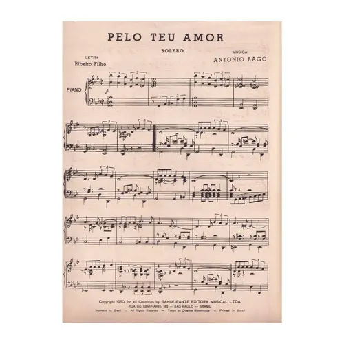 Pelo Teu Amor  - Bolero  (Edição Antiga)
