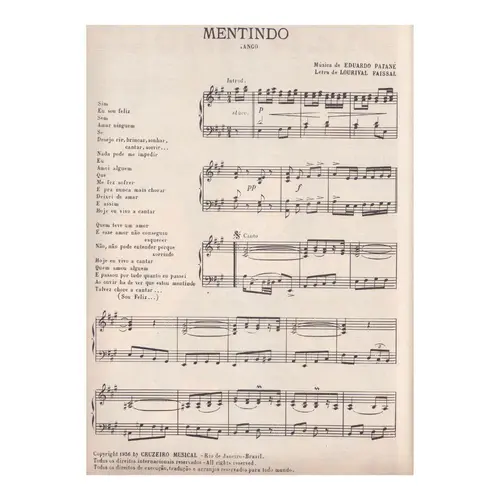 Mentindo - Tango  (Edição Antiga)