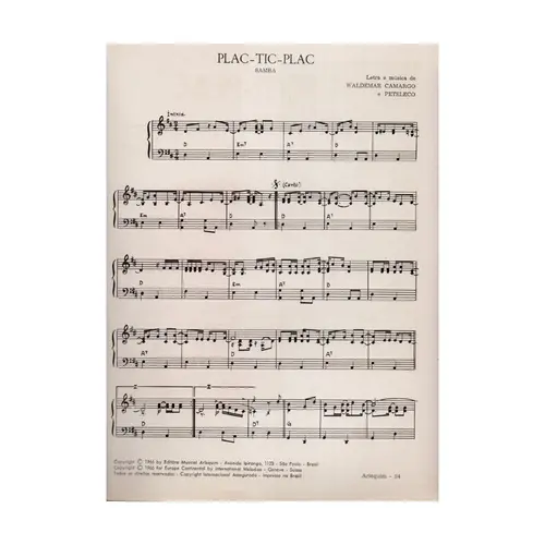 Plac-Ti-Plac  - Samba  (Edição Antiga)