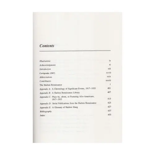 The Harlem Renaissance - A Historical Dictionary for the Era