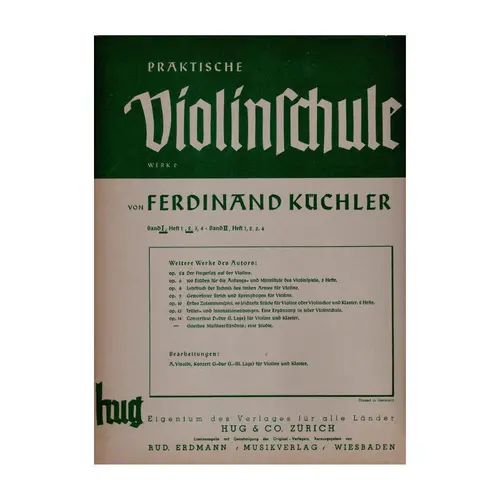 Praktische Violinschule Band I - Heft 2