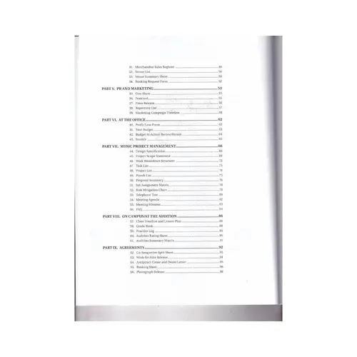 Music Industry Forms The 75 Most Important Documents for the Modern Musician