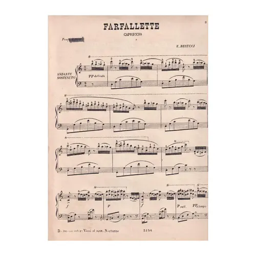 Farfallette - Capriccio  (Edição Antiga)