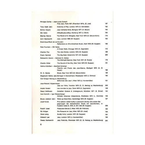 Jazz Forschung / Jazz Research Vol.5
