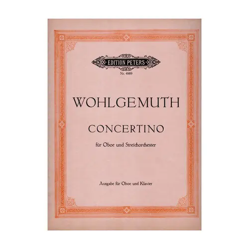 Concertino Fur Oboe und Klavier