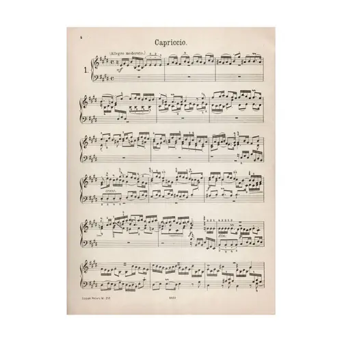 Capriccio E Dur - Fantasia Con Imitazione - Sonata - Fugen - Drei Menuette