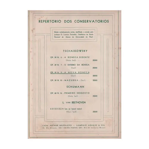 A Nova Boneca  - Op.39 N.9  (Edição Antiga)