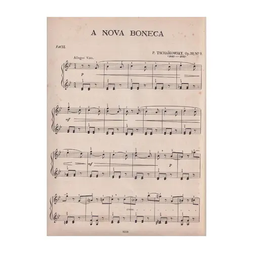 A Nova Boneca  - Op.39 N.9  (Edição Antiga)